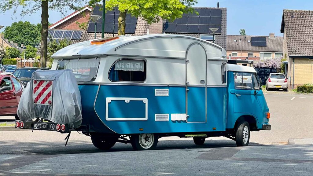 Nederland Gemert Oldtimer Hymer Exsis-I 588 Route 51