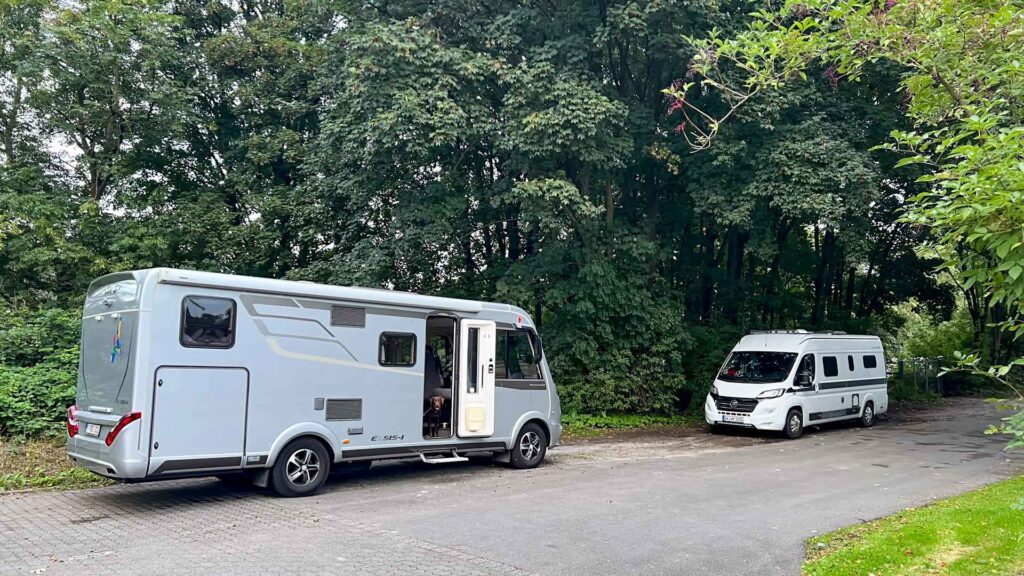 Duitsland Herdecke Hymer Exsis-i 588 Route51