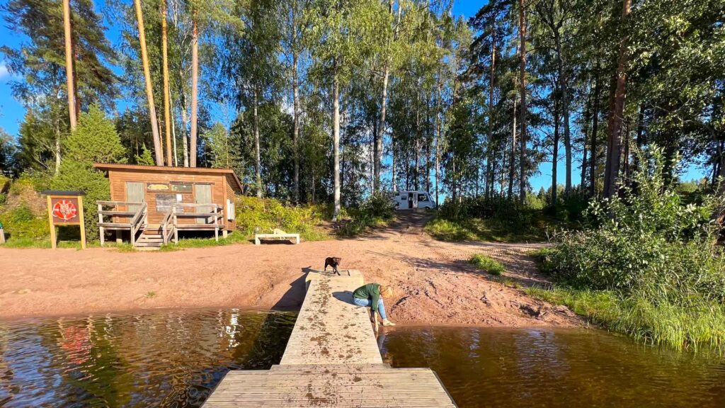 Finland Borga Camperplaats Hymer Exsis-i 588 Route51