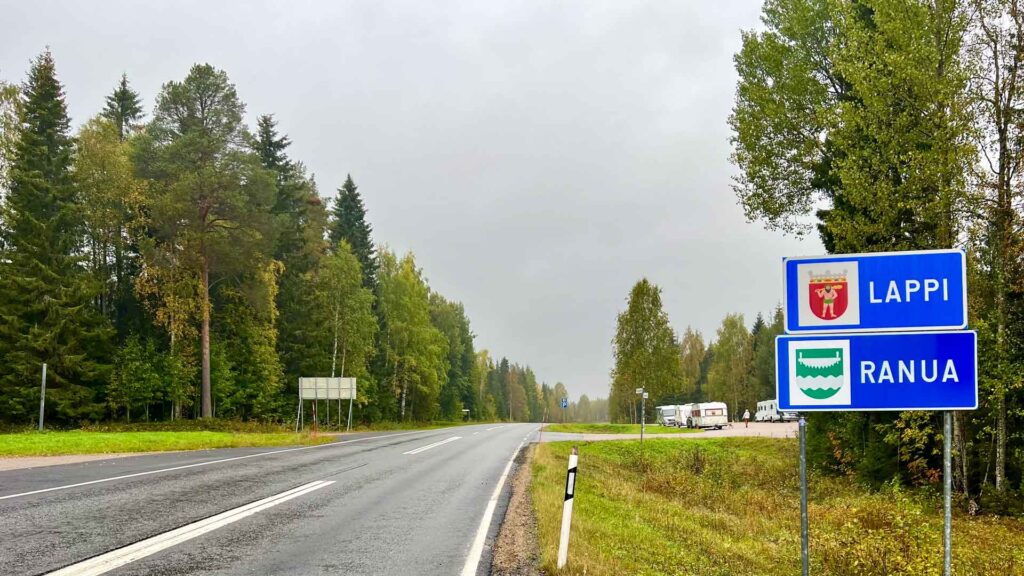 Finland Lapland Lappi Hymer Exsis-i 588 Route51