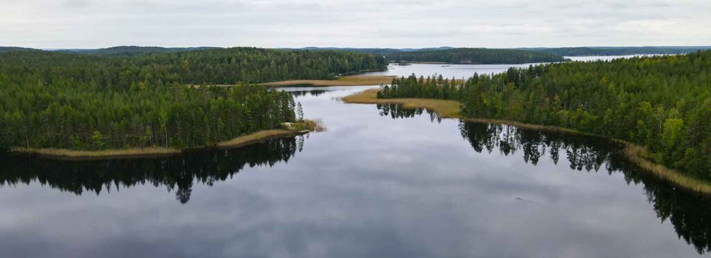 Finland Puumala Drone Hymer Exsis-i 588 Route51