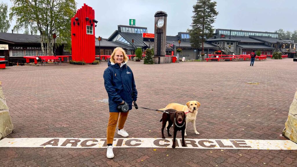 Finland Rovaniemi Santa Claus Village Artic Circle Jeannette Stella Geeske Hymer Exsis-i 588 Route51