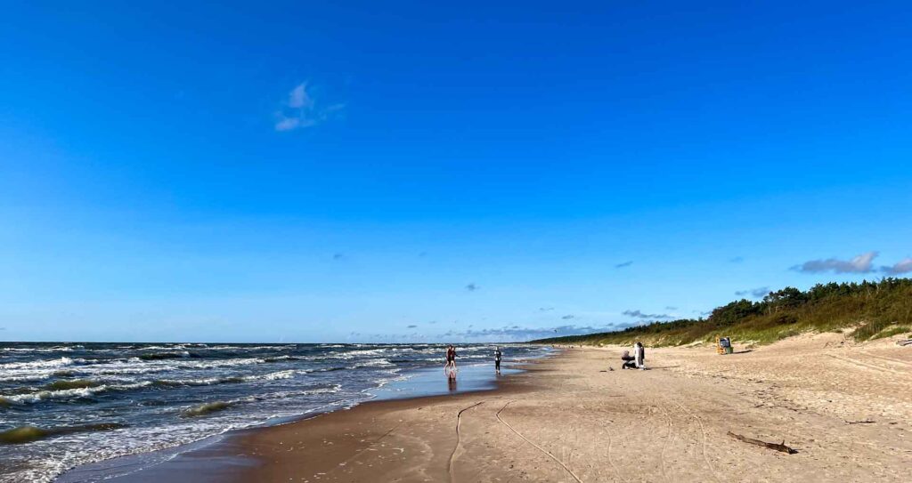 Litouwen Palanga Beach Hymer Exsis-i 588 Route51