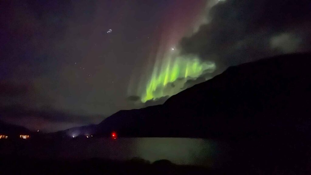 Noorwegen Langfjordbotn Noorderlicht Hymer Exsis-i 588 Route51