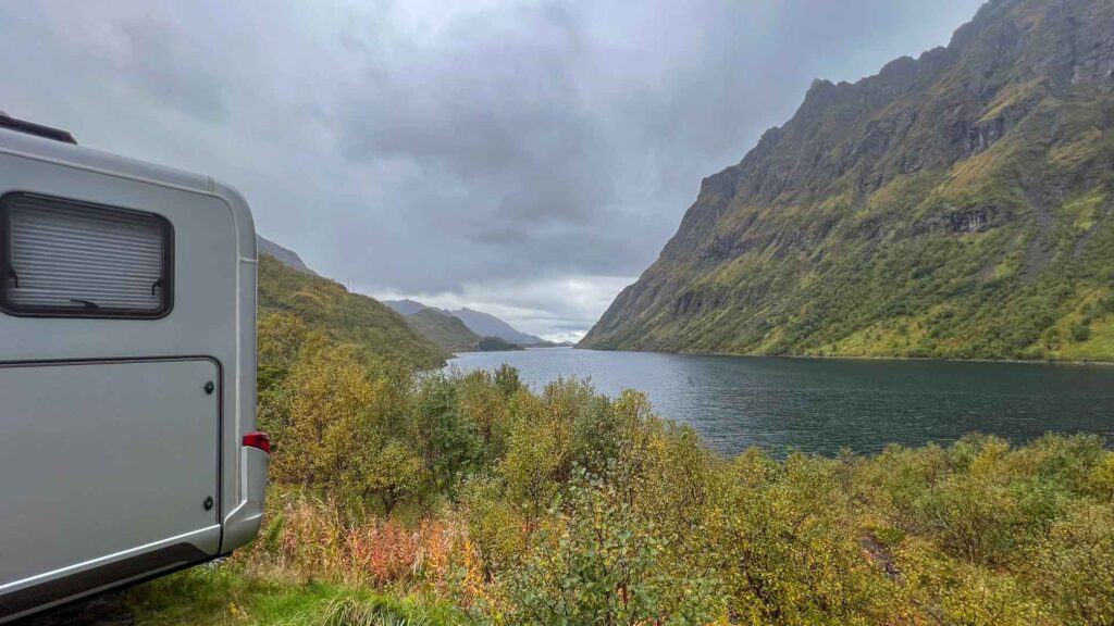 Noorwegen Moysalen National Park Lofoten Hymer Exsis-i 588 Route51