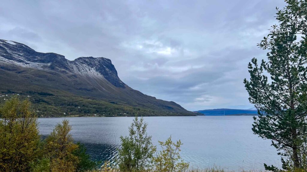 Noorwegen Narvik Hålogaland Bridge Hymer Exsis-i 588 Route51
