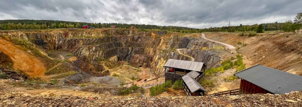 Zweden Falun Gruvmuseet Mijn Overzicht Hymer Exsis-i 588 Route51
