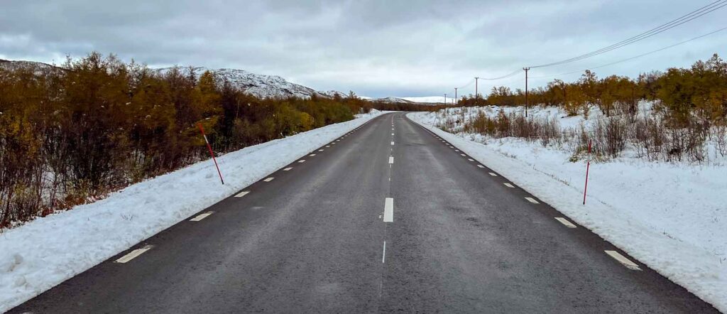 Zweden Kiruna E10 Hymer Exsis-i 588 Route51