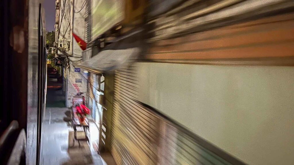 Vietnam Hanoi Night Train Street 6Only