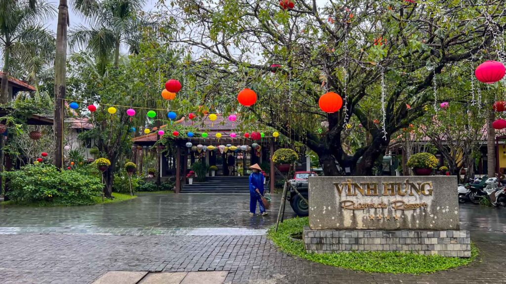 Vietnam Hoi An Vinh Hung Riverside Resort Entrance 6Only