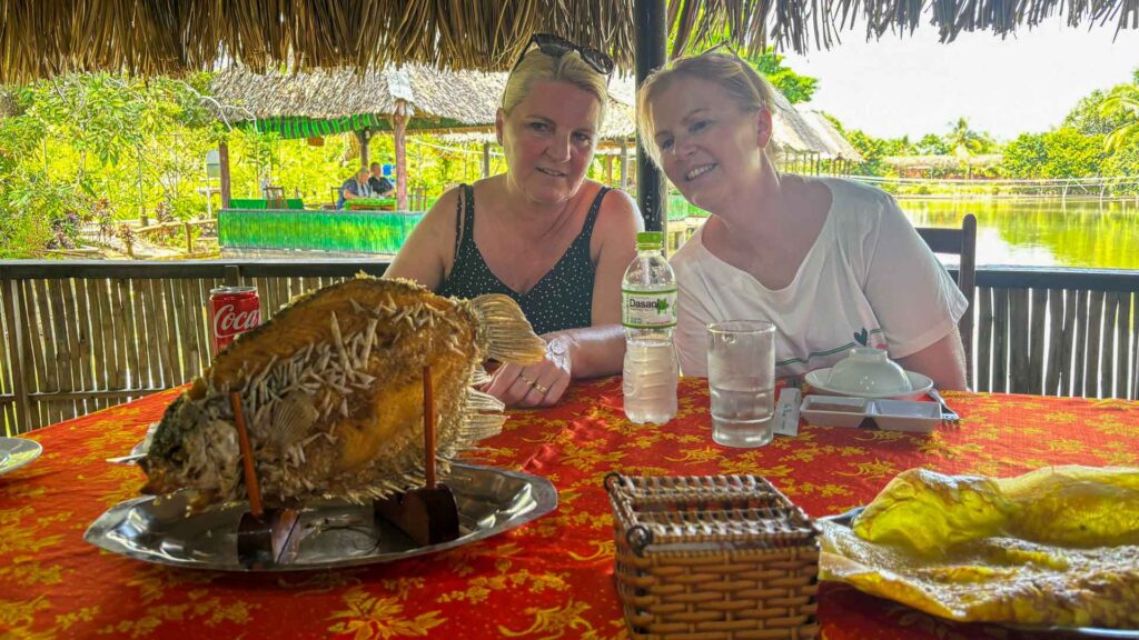 Vietnam Mekong Delta Restaurant Elephant Ear Fish 6Only