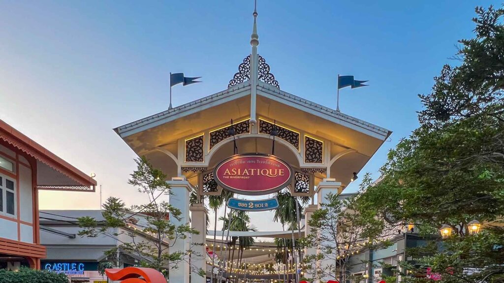 Thailand Bangkok Asiatique The Riverport Sign 6Only