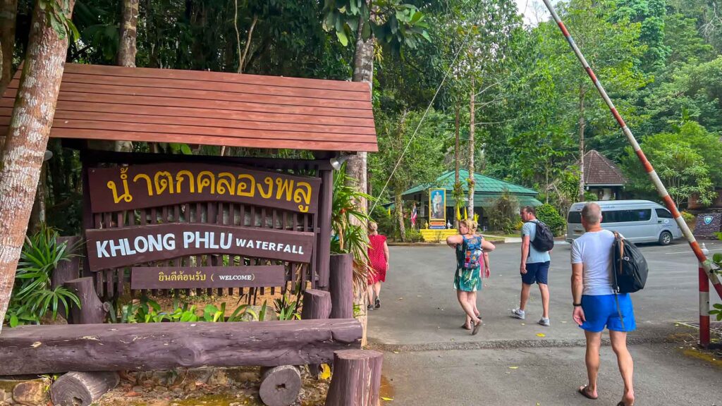 Thailand Koh Chang Khlong Phlu Waterfall Entrance 6Only