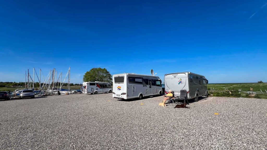 Denemarken Norsminde Haven Hymer Exsis-i 588 Route51