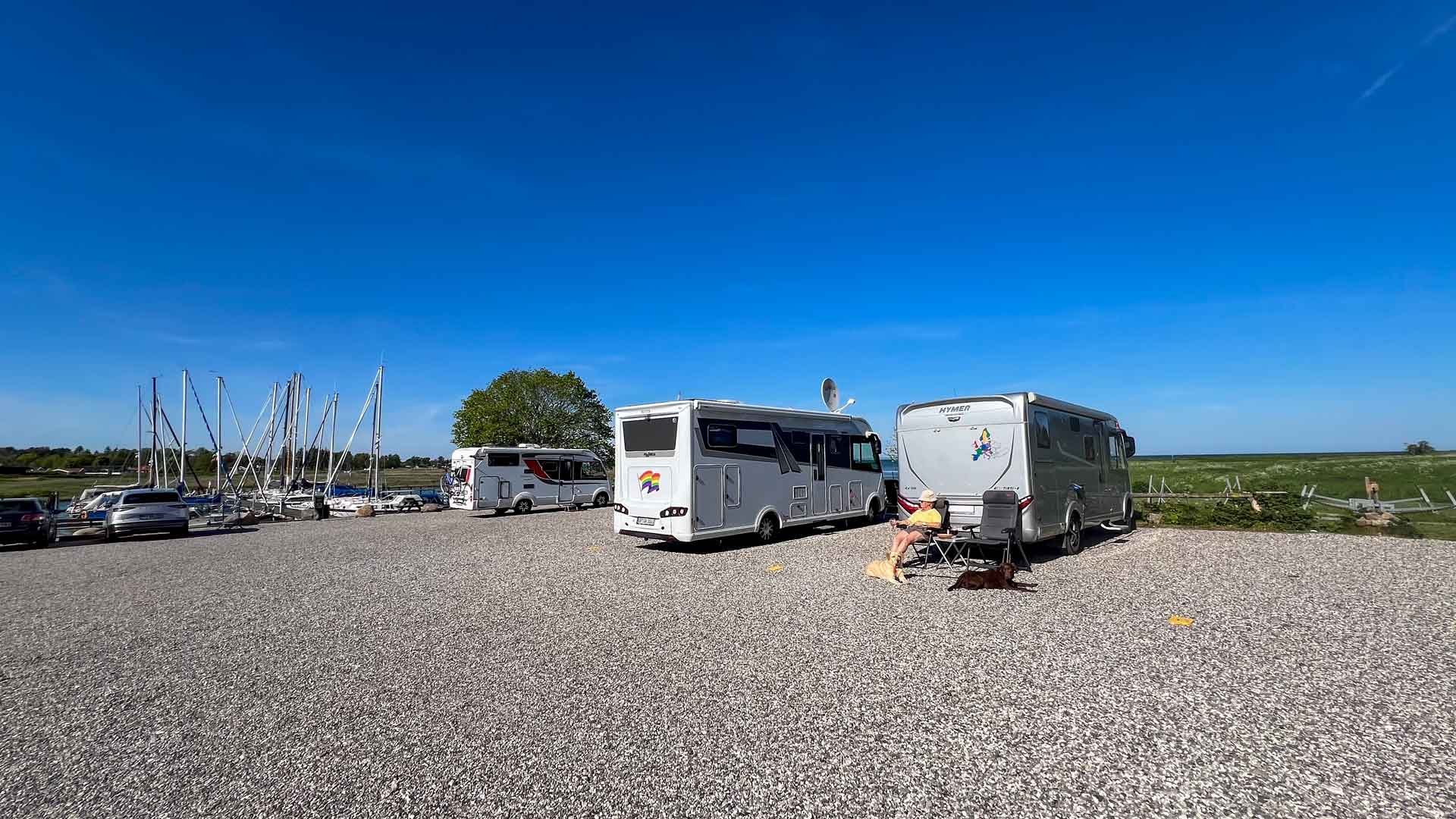 Denemarken Norsminde Haven Hymer Exsis-i 588 Route51 Denemarken Norsminde Haven Hymer Exsis-i 588 Route51