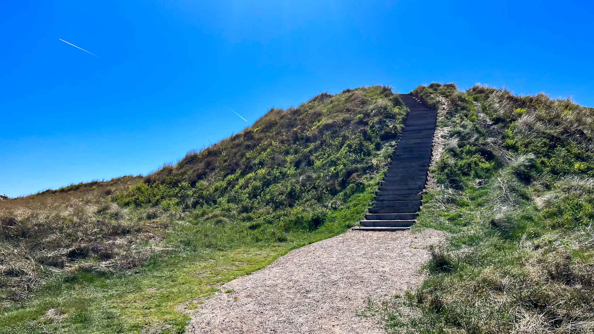 Denemarken Romo Spidsbjerg Trappen Hymer Exsis-I 588 Route51 Denemarken Romo Spidsbjerg Trappen Hymer Exsis-I 588 Route51