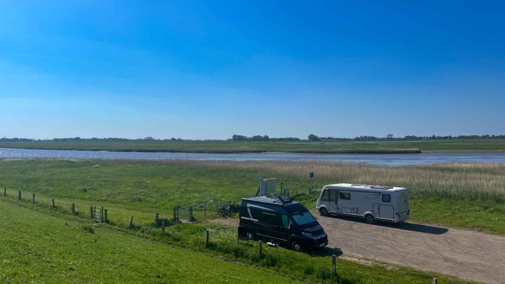 Duitsland Groven Wolversum Overzicht Hymer Exsis-I Route51