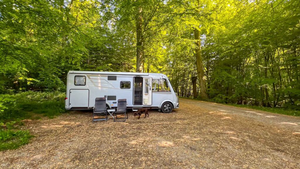 Denemarken Hejls Camperplaats Hymer Exsis-I 588 Route51