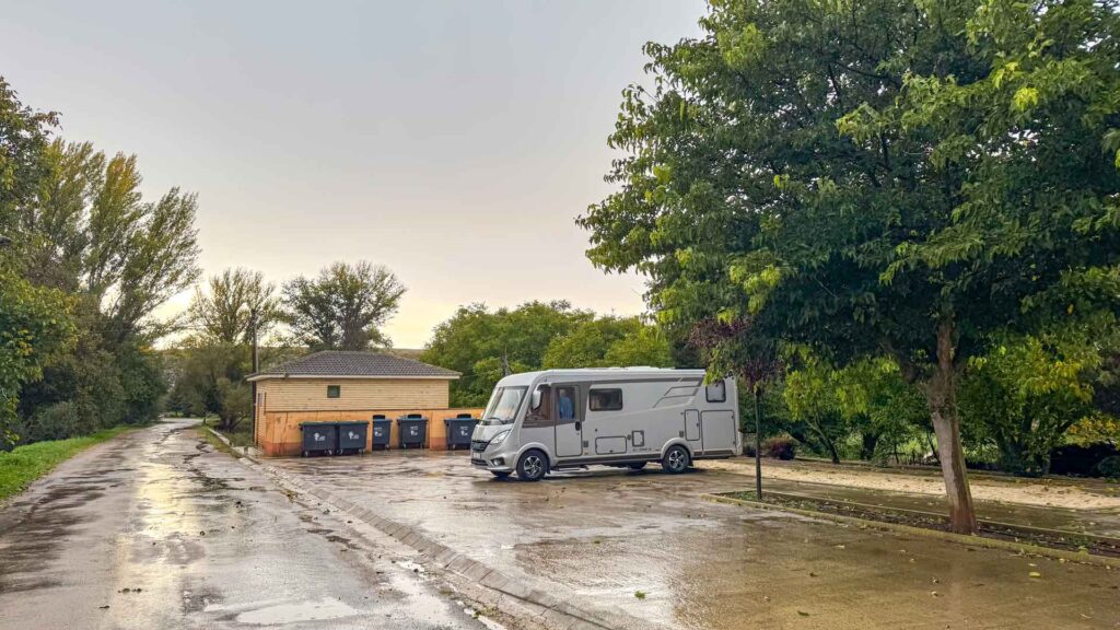 Spanje Fuentes-Calientes CP Jansen-Arts Hymer Exsis-I 588 Route51