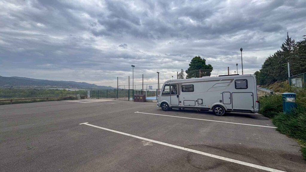 Spanje La Granja dEscarp Jansen-Arts Hymer Exsis-I 588 Route51