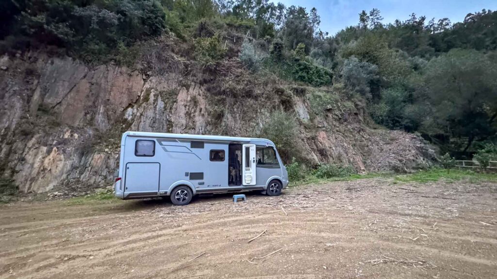 Portugal Góis Camperplaats Jansen-Arts Hymer Exsis-I 588 Route51