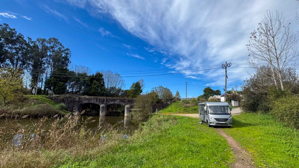 Portugal Lamas do Vouga Meer Jansen-Arts Hymer Exsis-I 588 Route51