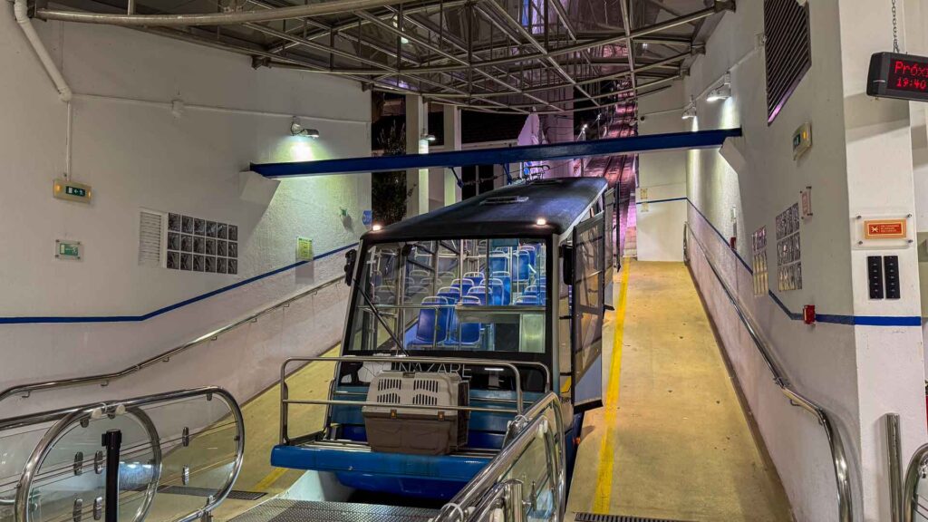 Portugal Nazare Treintje Jansen-Arts Hymer Exsis-I 588 Route51