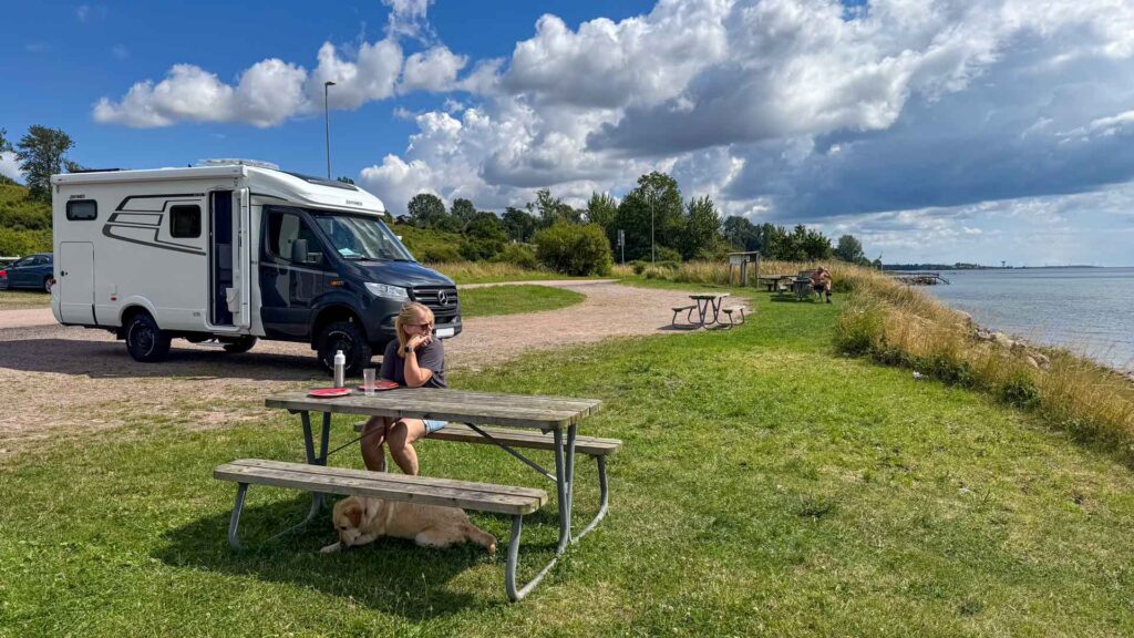 Zweden Glumslov CP Hymer ML-T 570 4x4 Offgrid Route51