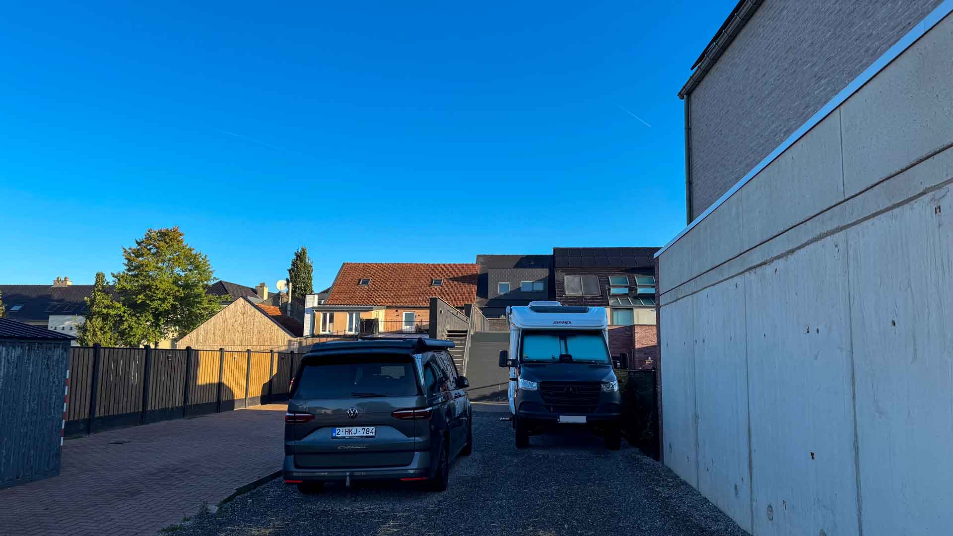 Belgie Peer Parking Hymer ML-T 570 4x4 Offgrid Route51