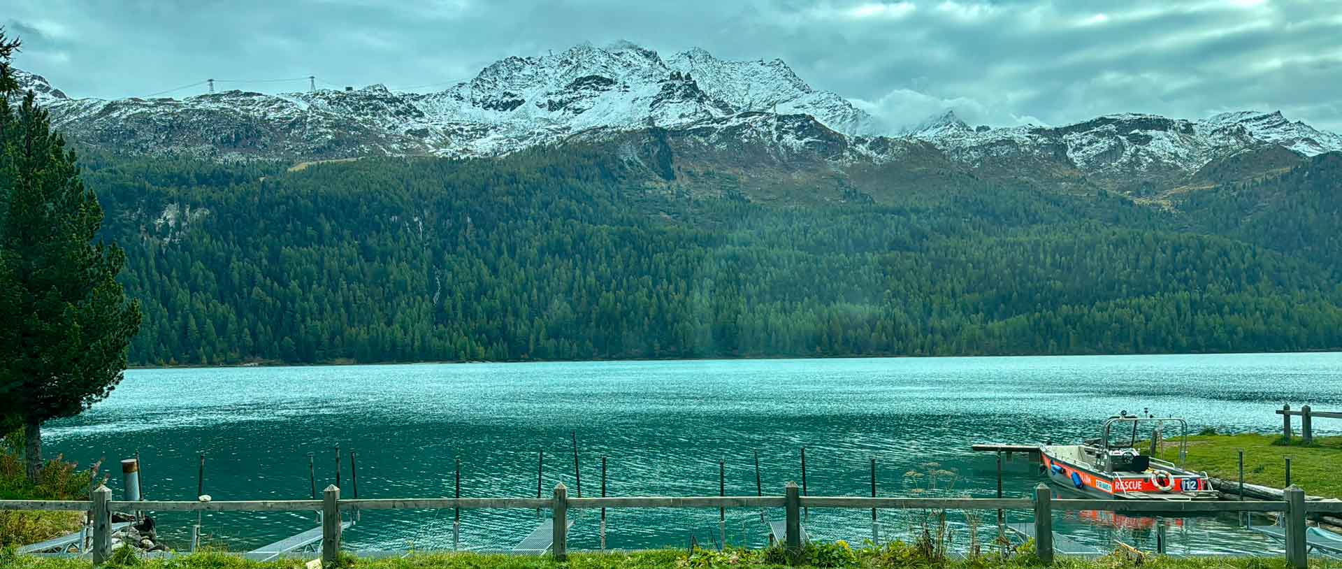 Zwitserland Silvaplana Camping Uitzicht Hymer ML-T 570 4x4 Offroad Offgrid Route51