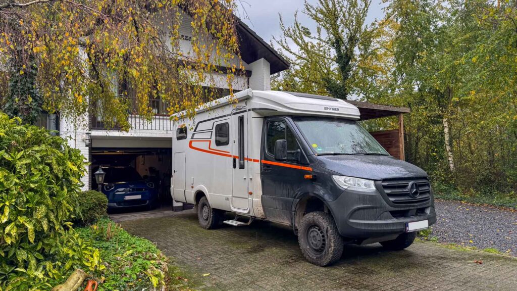 Thuiskomst in Lommel met een smerige camper na onze reis