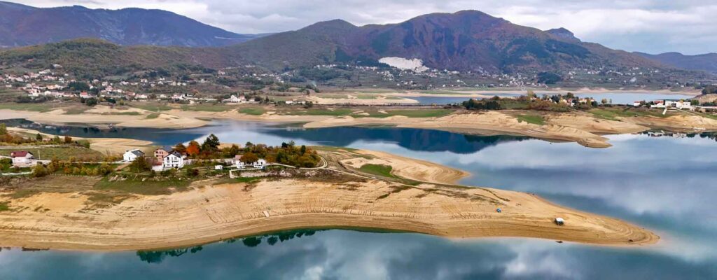 Bosnie en Herzegovina Lake Rama Camping Bosnjak Panorama Drone Hymer ML-T-570 4x4 Offroad Route51