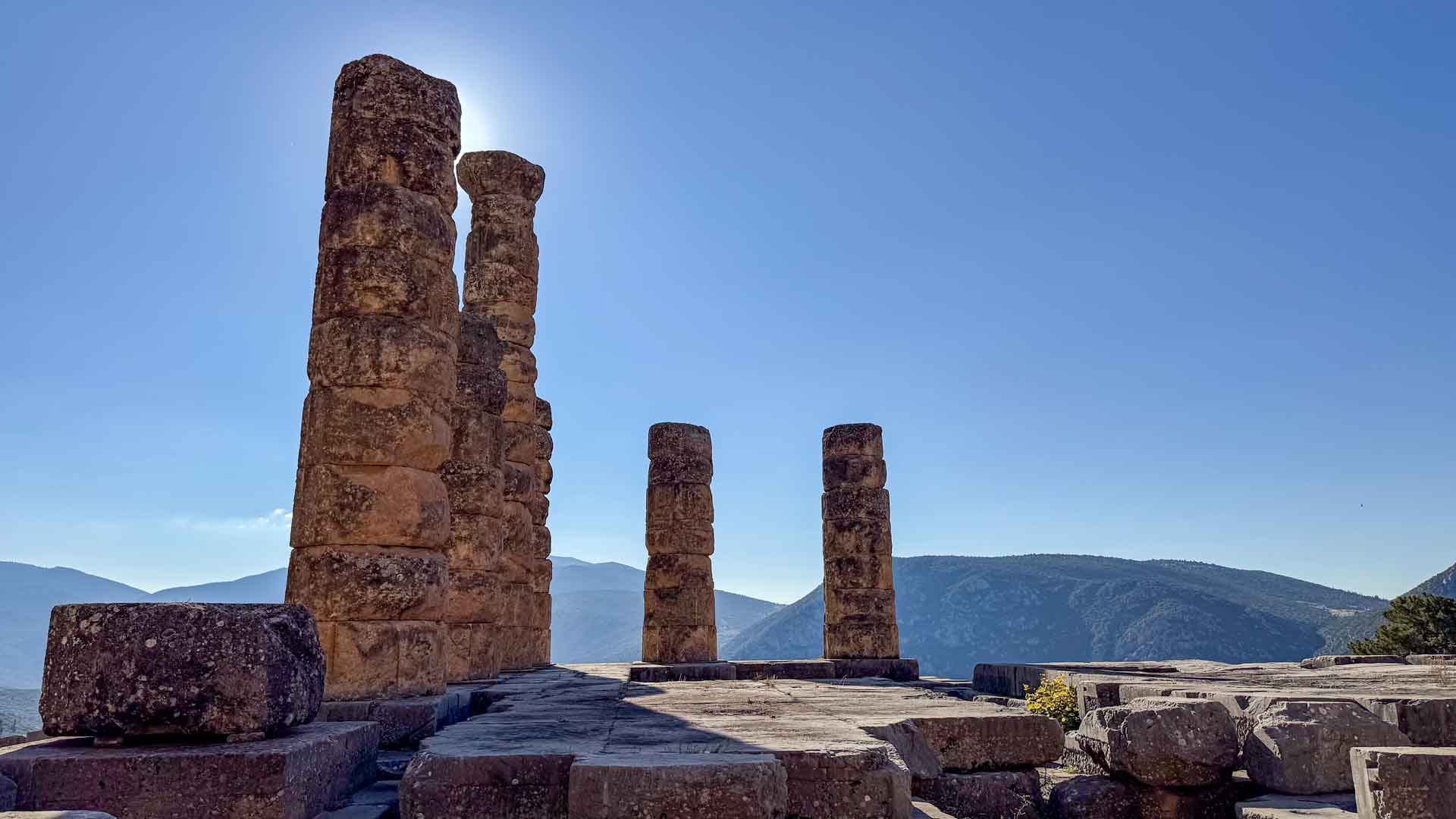 Griekenland Delphi Archeologische Site 02 Hymer ML-T-570 4x4 Offroad Offgrid Route51