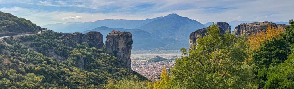 Griekenland Meteora Kloosters Viewpoint Panorama Hymer ML-T-570 4x4 Offroad Offgrid Route51