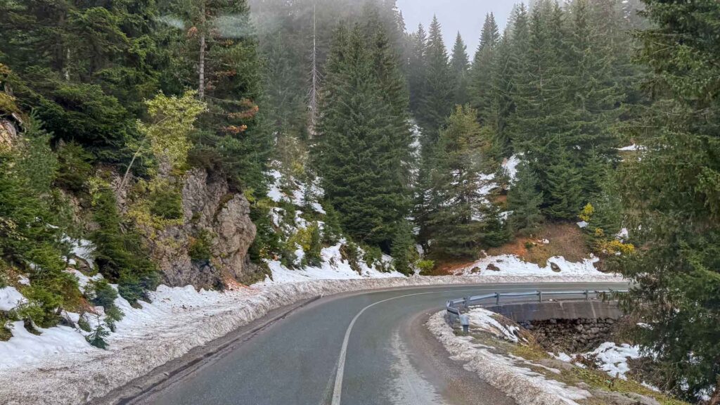 Kosovo Montenegro Sneeuw Hymer ML-T-570 4x4 Offroad Offgrid Route51