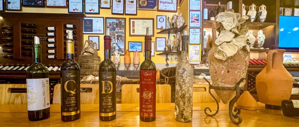 Kroatie Drace Edivo Winery Wine Tasting Hymer ML-T-570 4x4 Offroad Route51