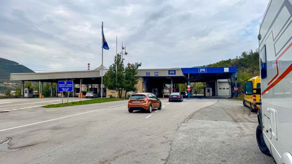 Noord-Macedonie Kosovo Border Hymer ML-T-570 4x4 Offroad Offgrid Route51