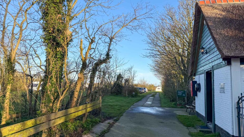 Aankomst bij Camping Hoeve Margriet op Texel